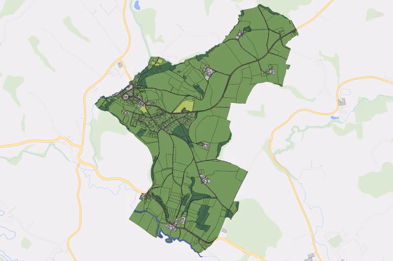 Kartenvorschau des Bodenverbrauchs der KG Schwabenhub