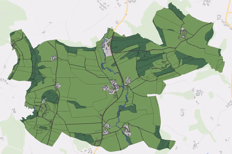 Kartenvorschau des Bodenverbrauchs der KG Brauchsdorf