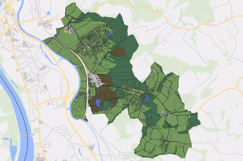 Kartenvorschau des Bodenverbrauchs der KG Otterbach
