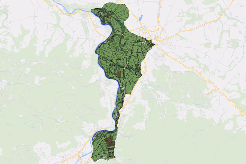 Kartenvorschau des Bodenverbrauchs der KG Mitterndorf