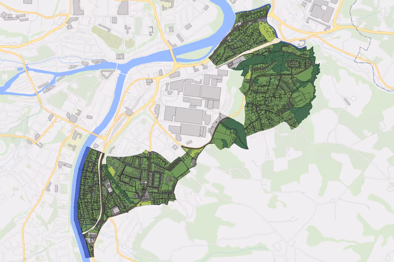 Kartenvorschau des Bodenverbrauchs der KG Jägerberg