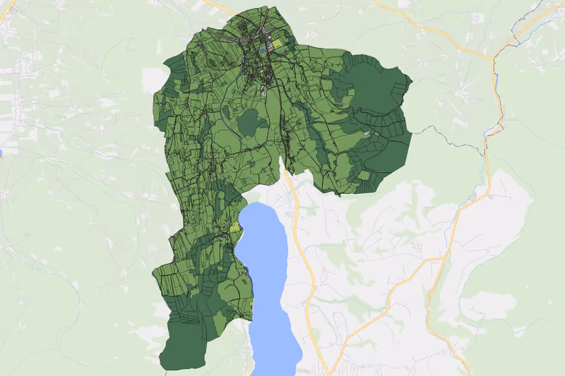 Kartenvorschau des Bodenverbrauchs der KG Rabenschwand
