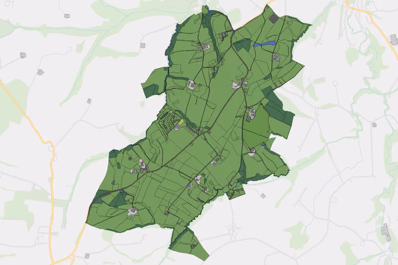 Kartenvorschau des Bodenverbrauchs der KG Möderndorf