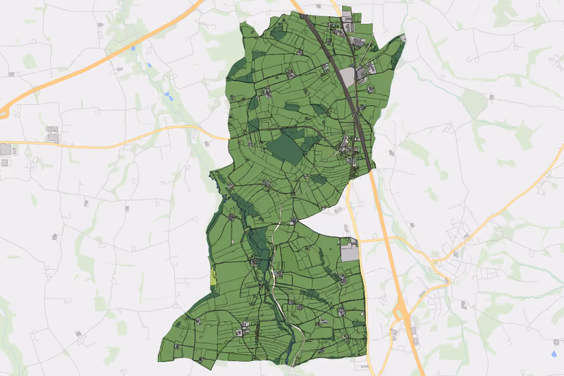 Kartenvorschau des Bodenverbrauchs der KG Rührndorf