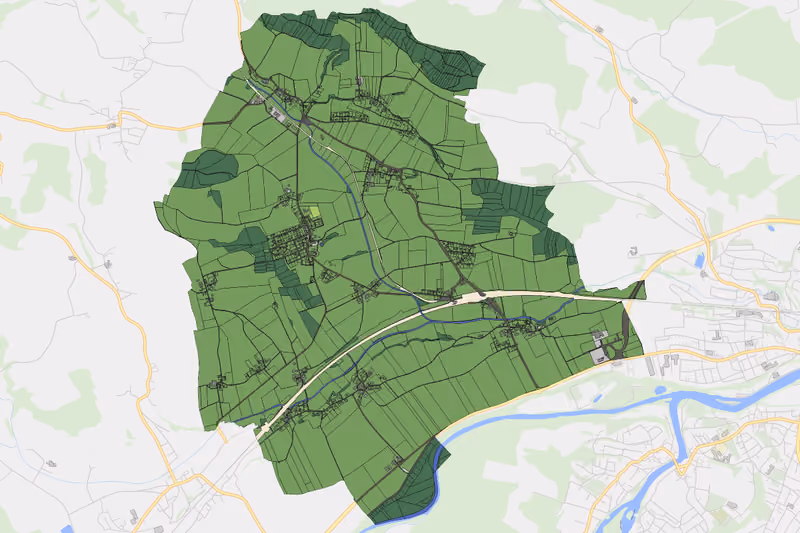 Kartenvorschau des Bodenverbrauchs der KG Neukirchen bei Lambach