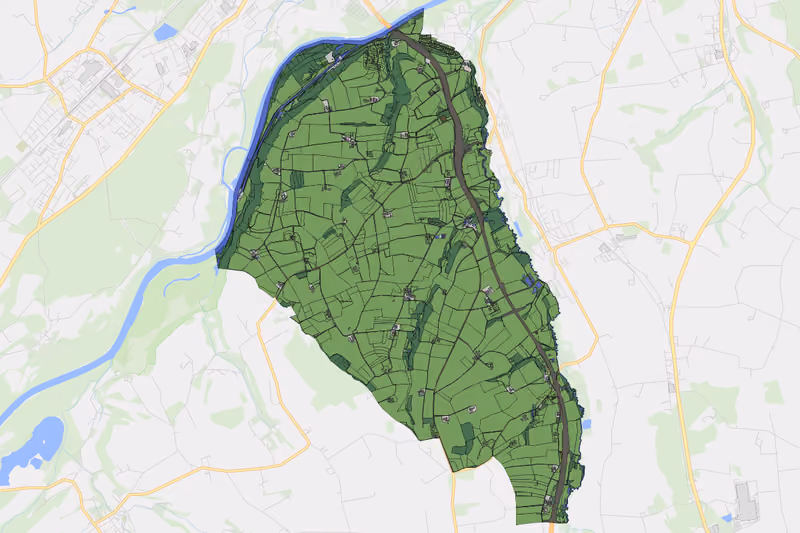 Kartenvorschau des Bodenverbrauchs der KG Oberschauersberg