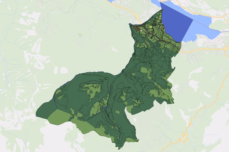 Kartenvorschau des Bodenverbrauchs der KG Gschwendt