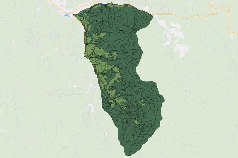 Kartenvorschau des Bodenverbrauchs der KG Brandstattgraben