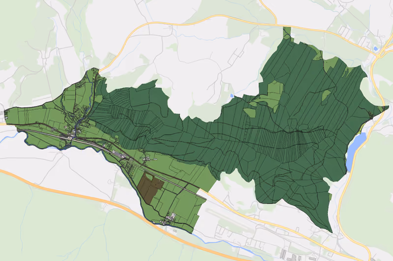 Kartenvorschau des Bodenverbrauchs der KG Mötschendorf