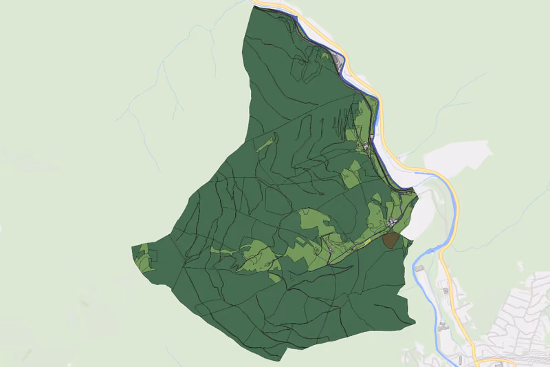 Kartenvorschau des Bodenverbrauchs der KG Eichhornthal