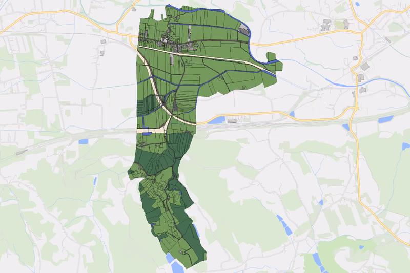 Kartenvorschau des Bodenverbrauchs der KG Lebing