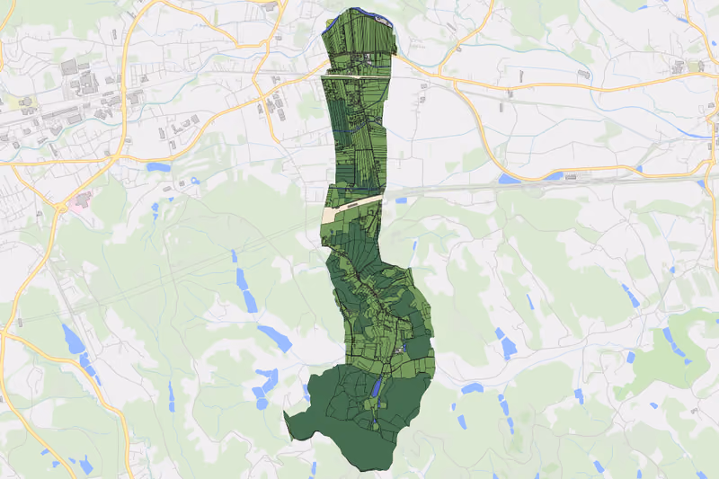 Kartenvorschau des Bodenverbrauchs der KG Zeierling