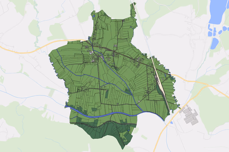 Kartenvorschau des Bodenverbrauchs der KG Wieselsdorf