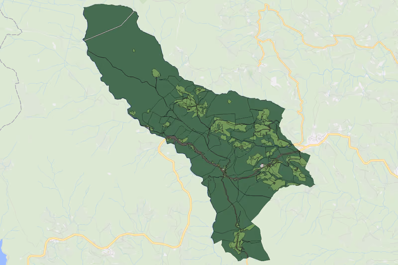 Kartenvorschau des Bodenverbrauchs der KG Krumbach