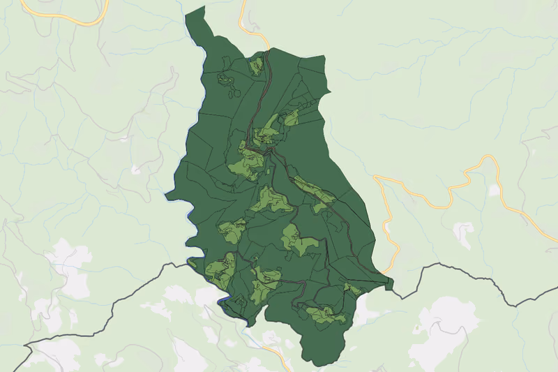 Kartenvorschau des Bodenverbrauchs der KG Rothwein