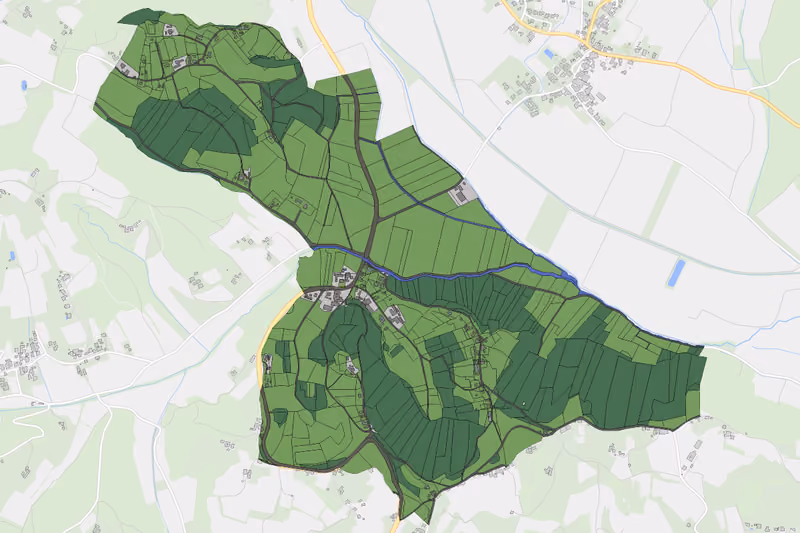 Kartenvorschau des Bodenverbrauchs der KG Neustift bei Breitenfeld