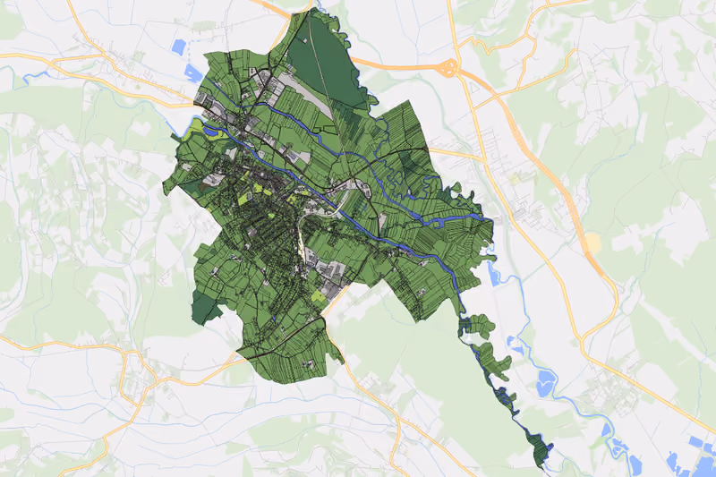 Kartenvorschau des Bodenverbrauchs der KG Fürstenfeld
