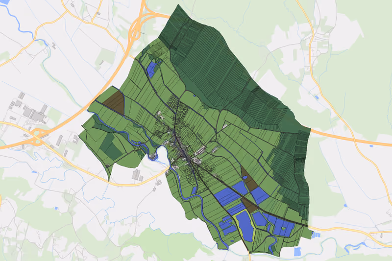 Kartenvorschau des Bodenverbrauchs der KG Großwilfersdorf