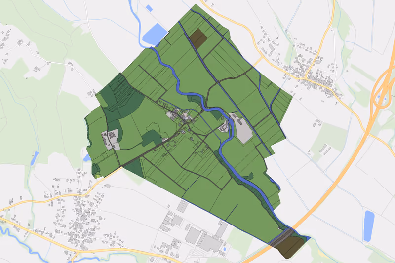 Kartenvorschau des Bodenverbrauchs der KG Kalsdorf