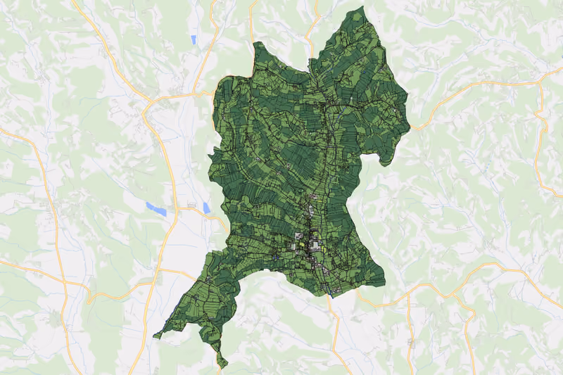 Kartenvorschau des Bodenverbrauchs der KG St. Stefan im Rosental