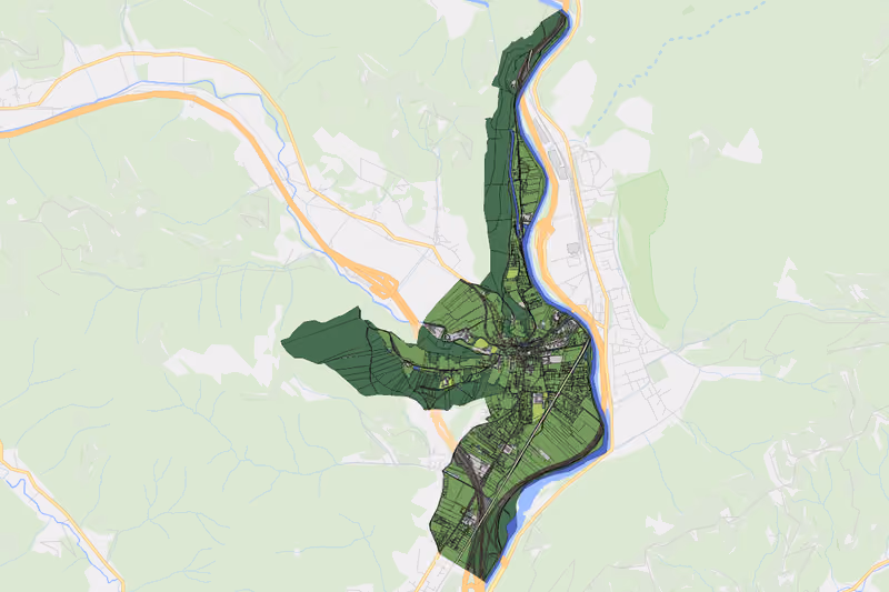 Kartenvorschau des Bodenverbrauchs der KG Deutschfeistritz