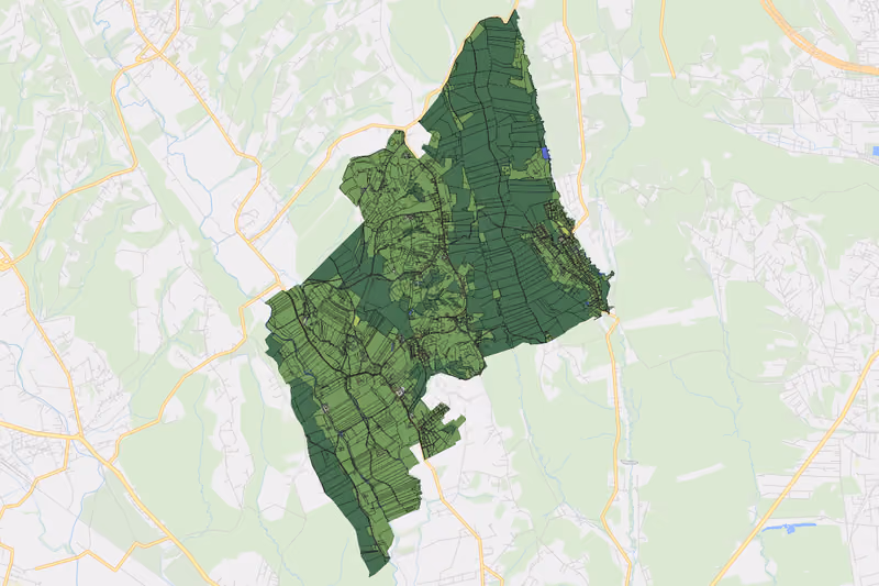 Kartenvorschau des Bodenverbrauchs der KG Attendorf