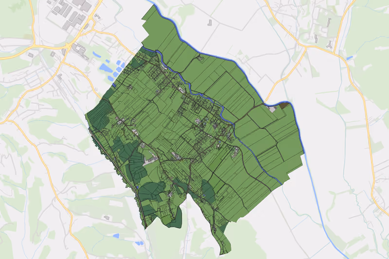Kartenvorschau des Bodenverbrauchs der KG Muttendorf