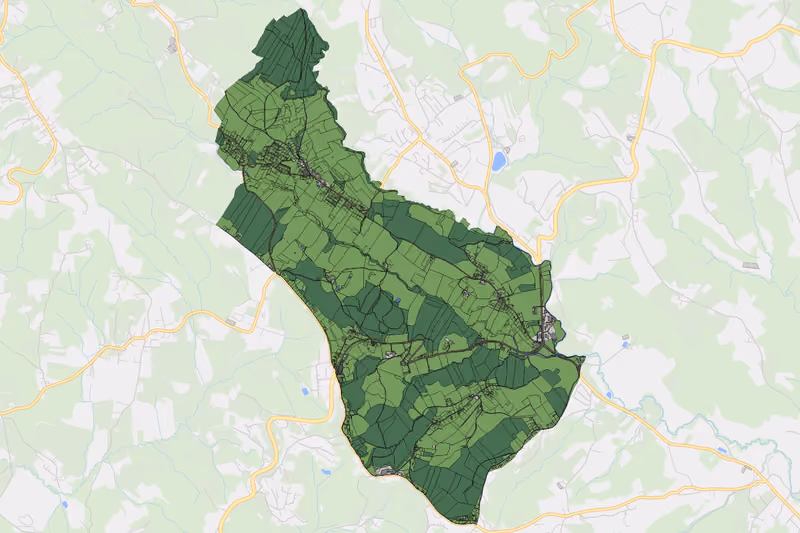Kartenvorschau des Bodenverbrauchs der KG Rabnitz