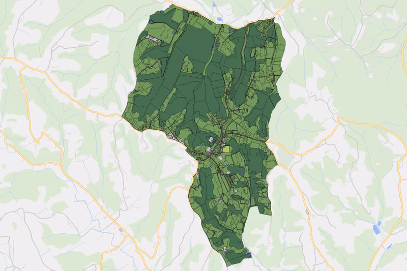 Kartenvorschau des Bodenverbrauchs der KG St. Oswald bei Plankenwarth
