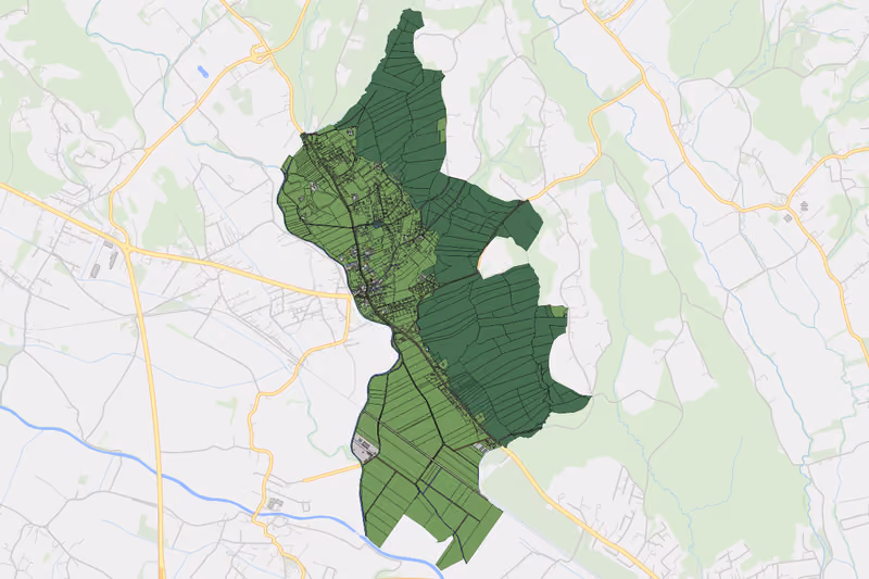 Kartenvorschau des Bodenverbrauchs der KG Großsöding