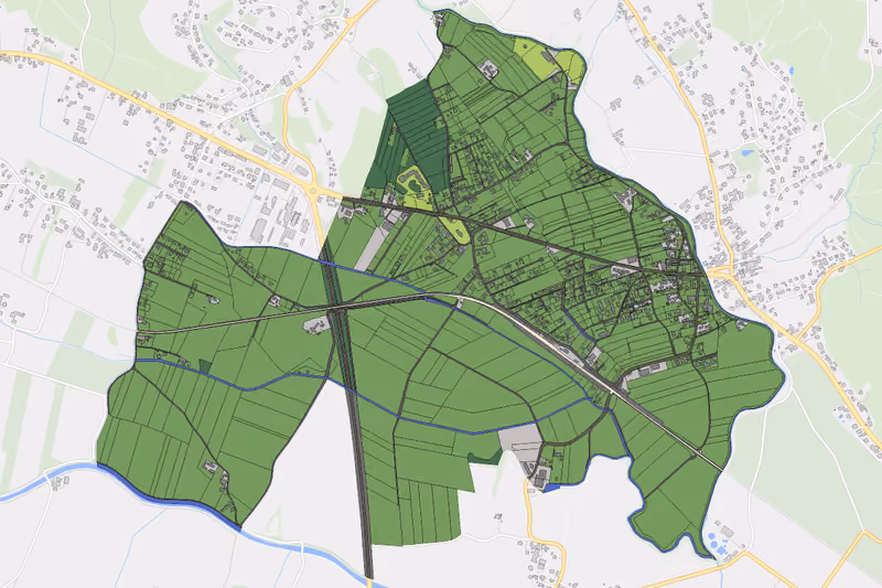 Kartenvorschau des Bodenverbrauchs der KG Kleinsöding