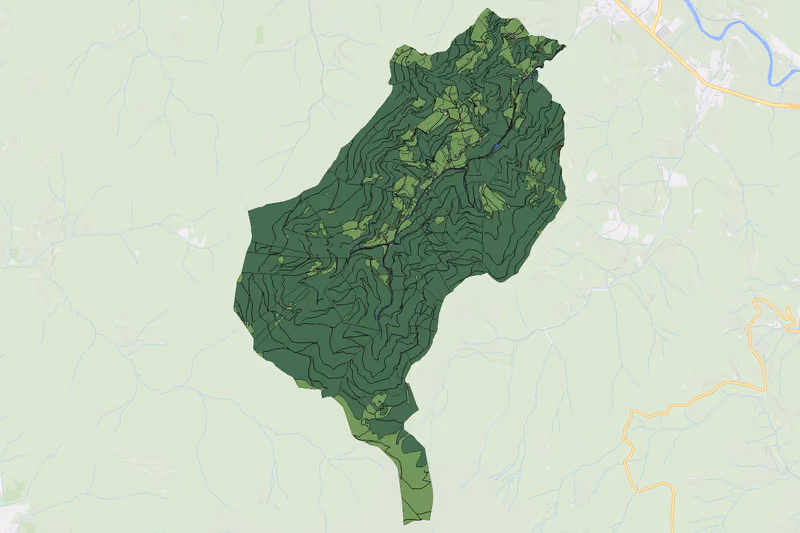 Kartenvorschau des Bodenverbrauchs der KG Möschitzgraben