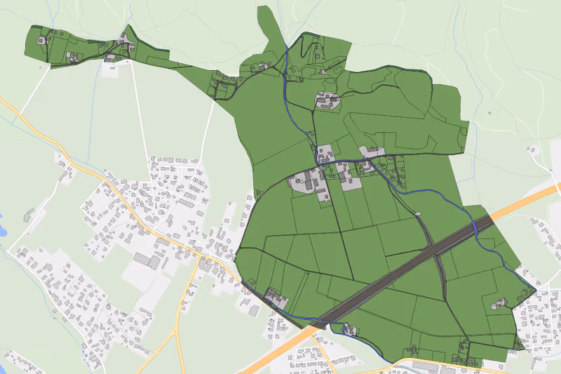 Kartenvorschau des Bodenverbrauchs der KG Einhörn