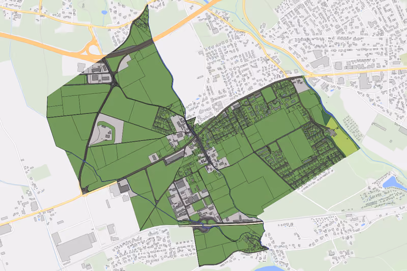Kartenvorschau des Bodenverbrauchs der KG Pausendorf