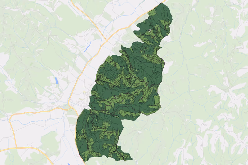 Kartenvorschau des Bodenverbrauchs der KG Eichberg-Arnfels