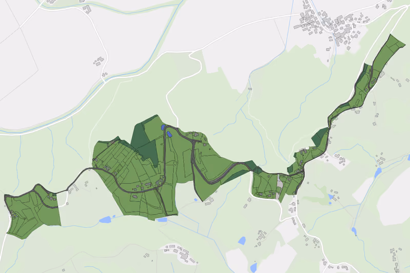 Kartenvorschau des Bodenverbrauchs der KG Praratheregg