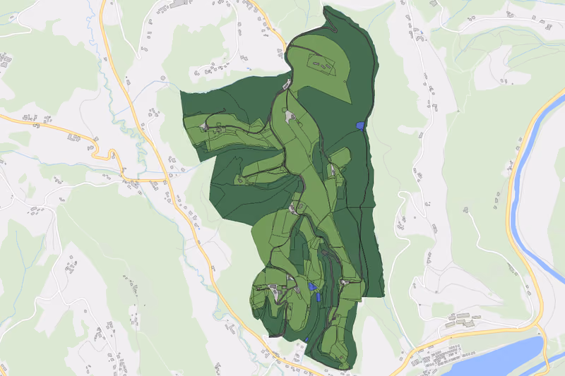 Kartenvorschau des Bodenverbrauchs der KG Kittenberg
