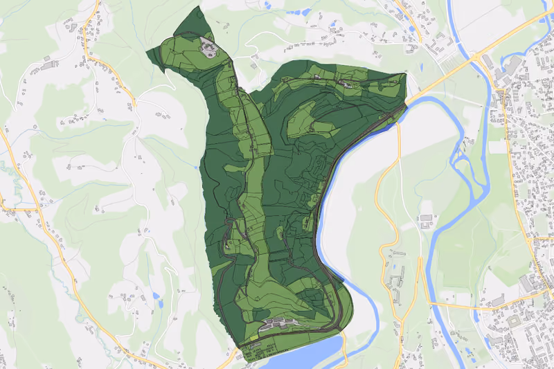 Kartenvorschau des Bodenverbrauchs der KG Kogelberg
