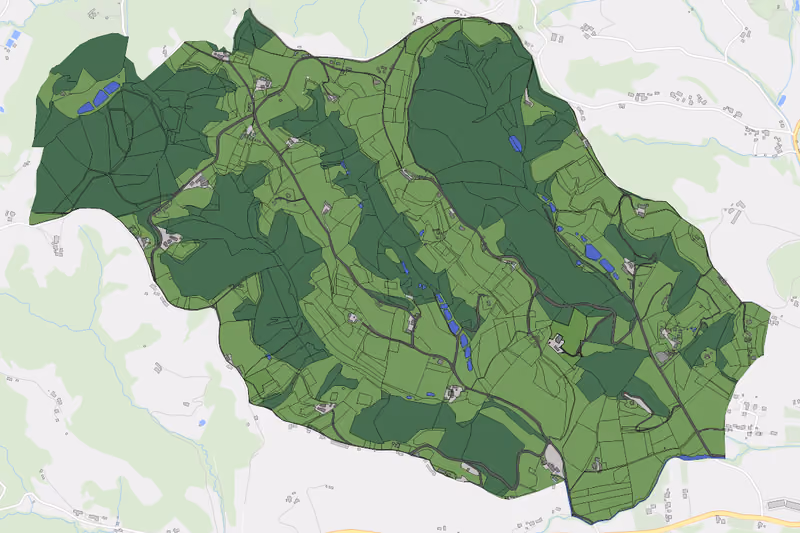 Kartenvorschau des Bodenverbrauchs der KG Labitschberg