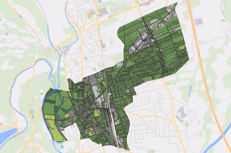 Kartenvorschau des Bodenverbrauchs der KG Leibnitz