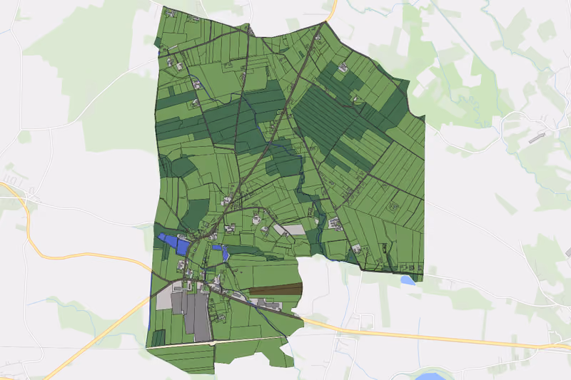 Kartenvorschau des Bodenverbrauchs der KG Weixelbaum