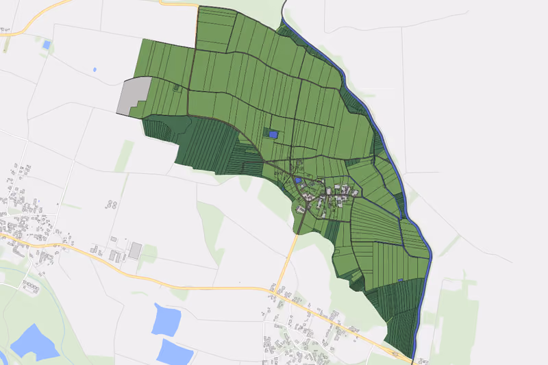 Kartenvorschau des Bodenverbrauchs der KG Dedenitz
