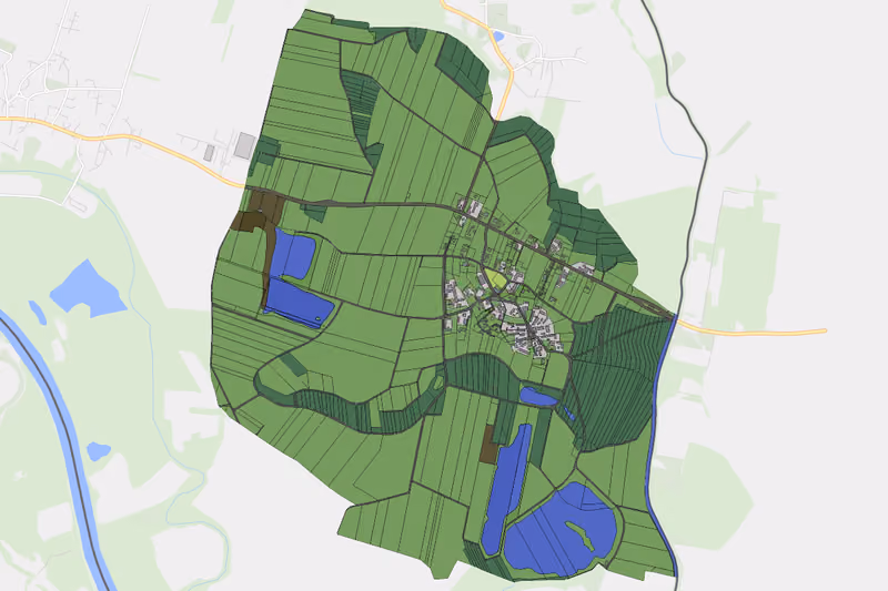 Kartenvorschau des Bodenverbrauchs der KG Sicheldorf