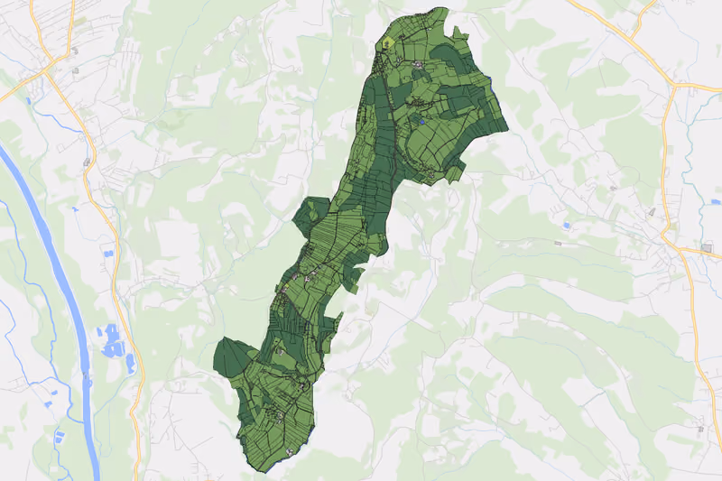 Kartenvorschau des Bodenverbrauchs der KG Wutschdorf