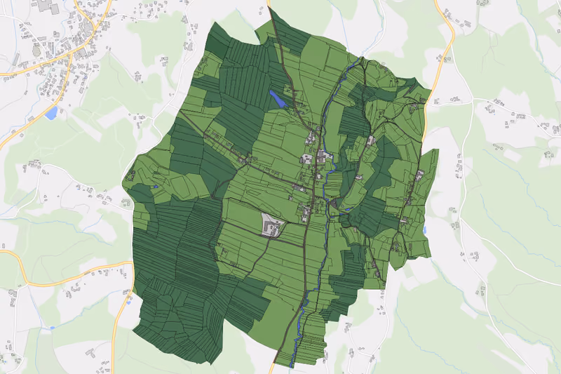 Kartenvorschau des Bodenverbrauchs der KG Marchtring