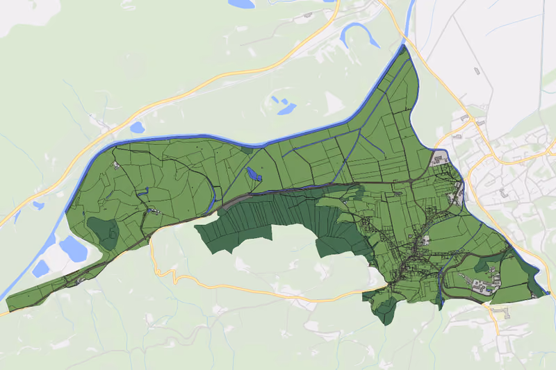 Kartenvorschau des Bodenverbrauchs der KG Altirdning