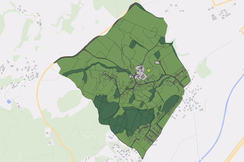 Kartenvorschau des Bodenverbrauchs der KG Möderndorf