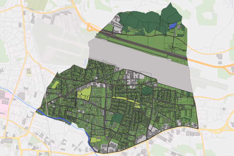 Kartenvorschau des Bodenverbrauchs der KG Welzenegg