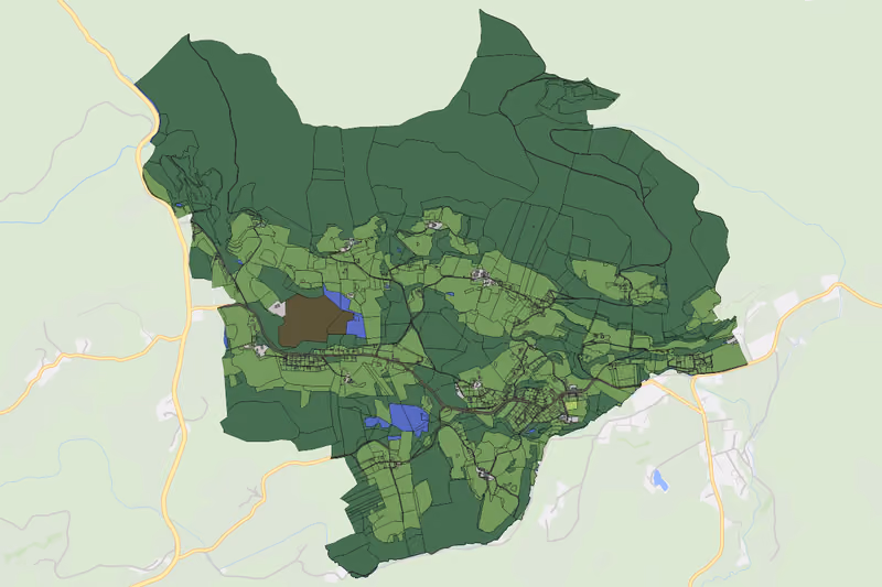 Kartenvorschau des Bodenverbrauchs der KG Altsteuerberg