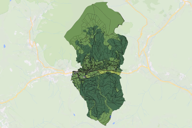 Kartenvorschau des Bodenverbrauchs der KG Zirkitzen